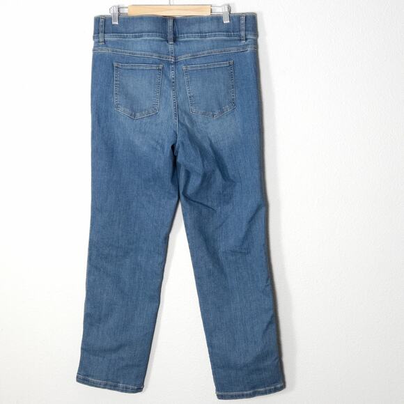 NEW Spanx Women’s Jeans Modern Classic Elevated Basics Indigo Straight Leg 1X - Picture 2 of 11